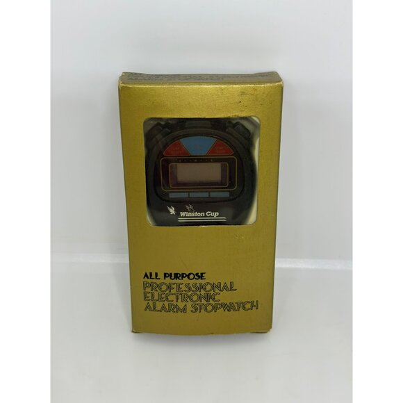 VTG Winston Cup All Purpose Professional Electronic Alarm Stopwatch UNTESTED - Picture 3 of 7